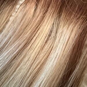 Natural Blonde Hair Extensions 22 inch volume weft faith and Allen brand